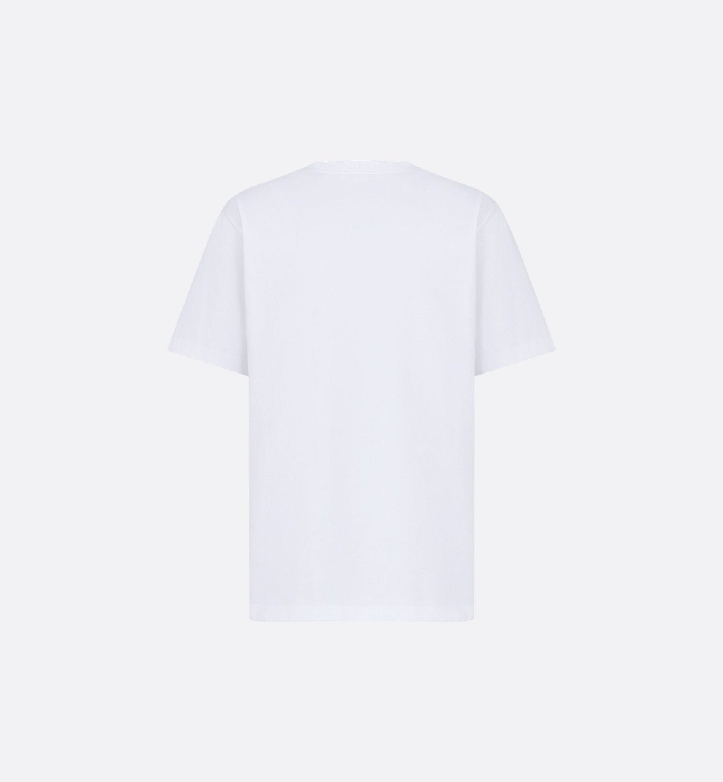 Charm Relaxed Fit White T-shirt
