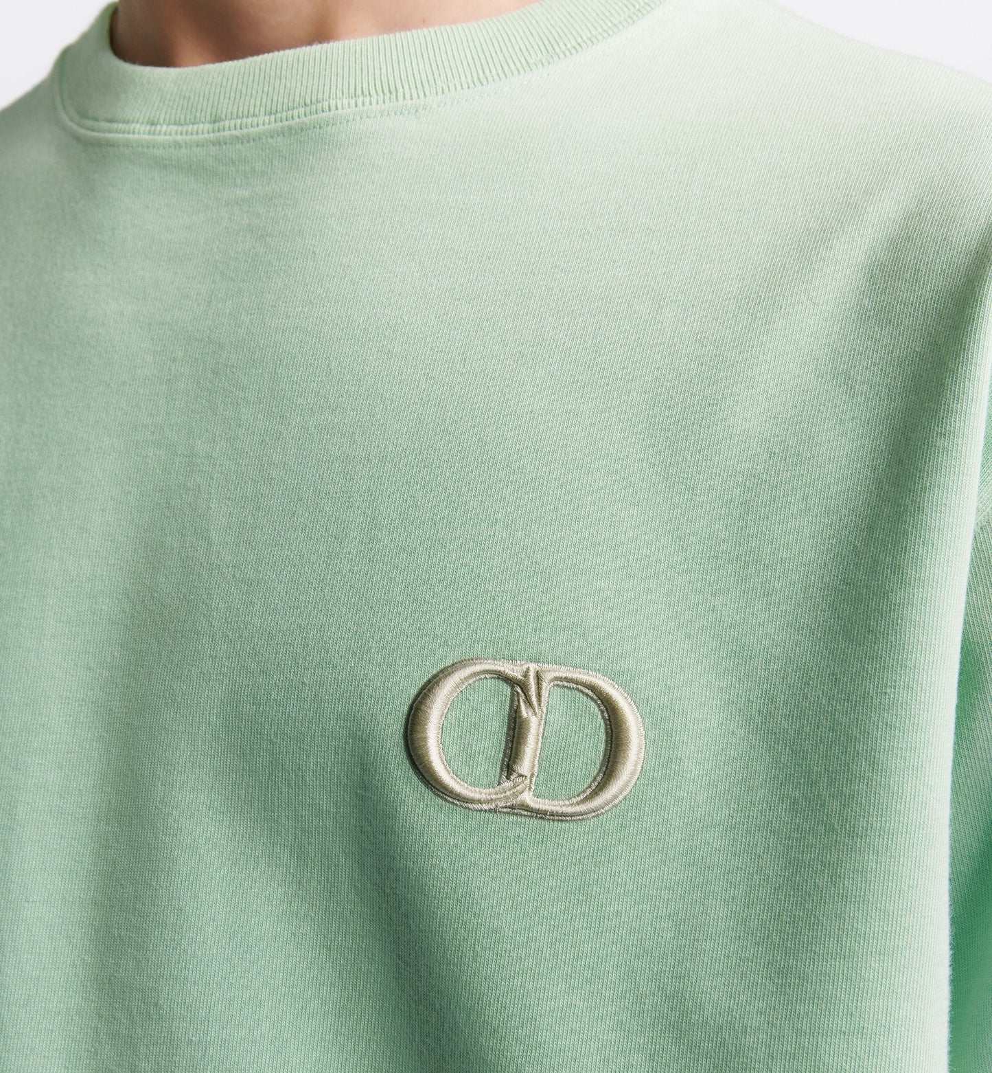 CD ICON Relaxed Fit Light Green T-shirt