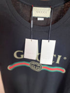 Washed Black Cotton T-shirt