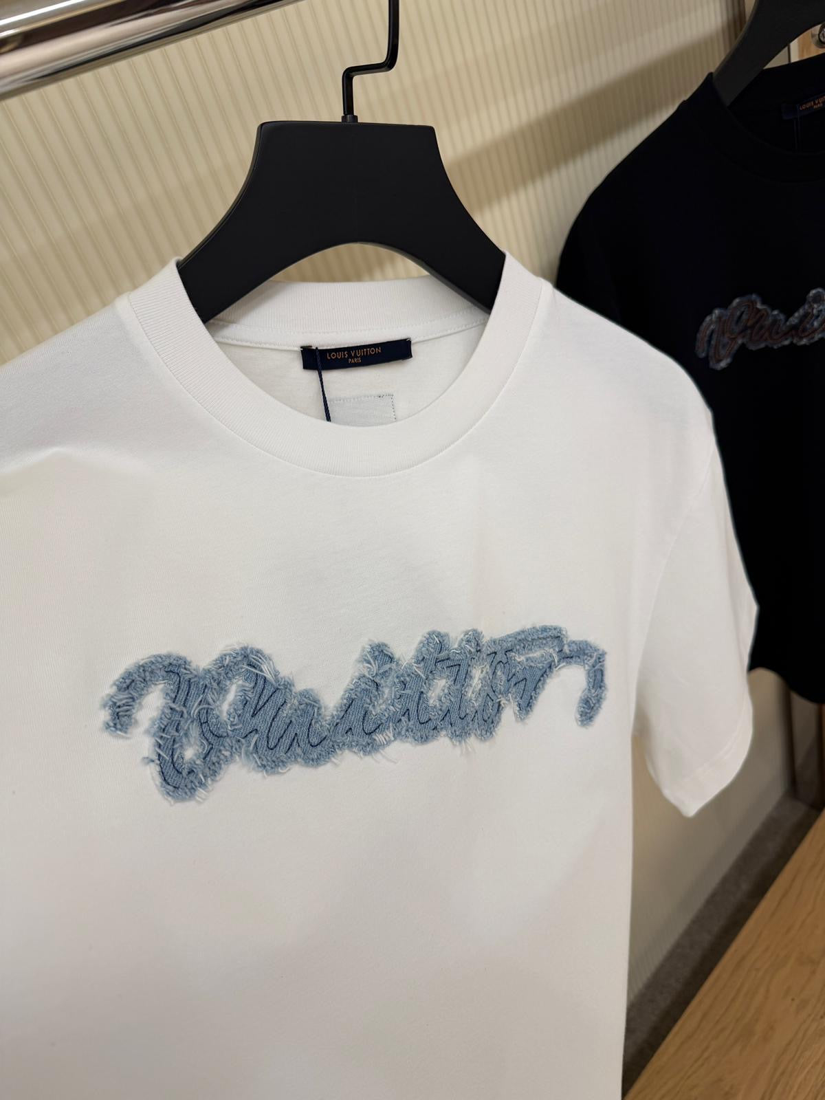 Denim Signature White T-shirt