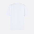MULTI SIGNATURE RELAXED FIT WHITE T-SHIRT