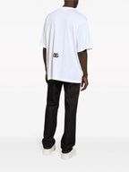 Logo-print Cotton White Oversized T-shirt