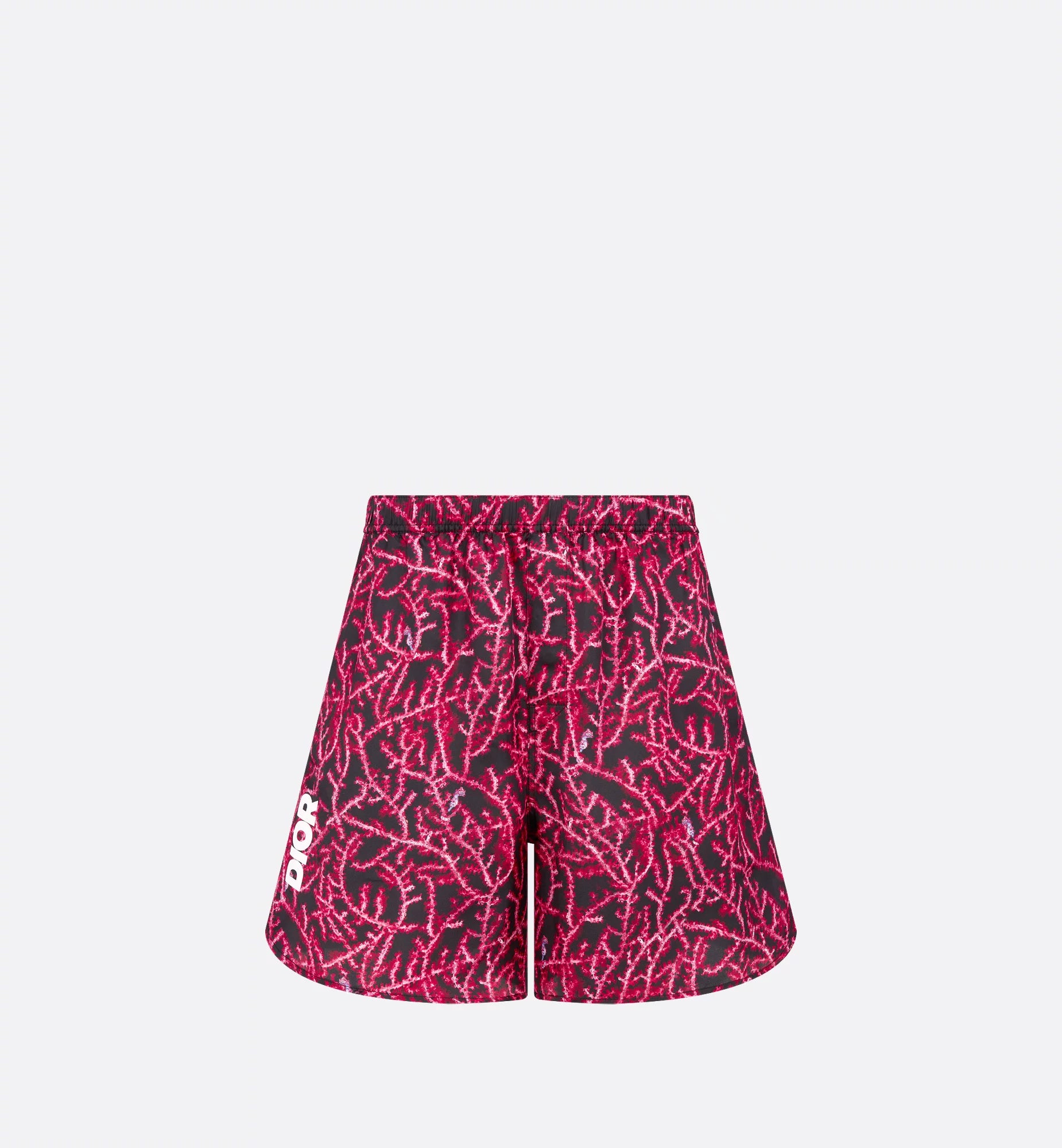 Black and Red Allover Coral Motiff Set