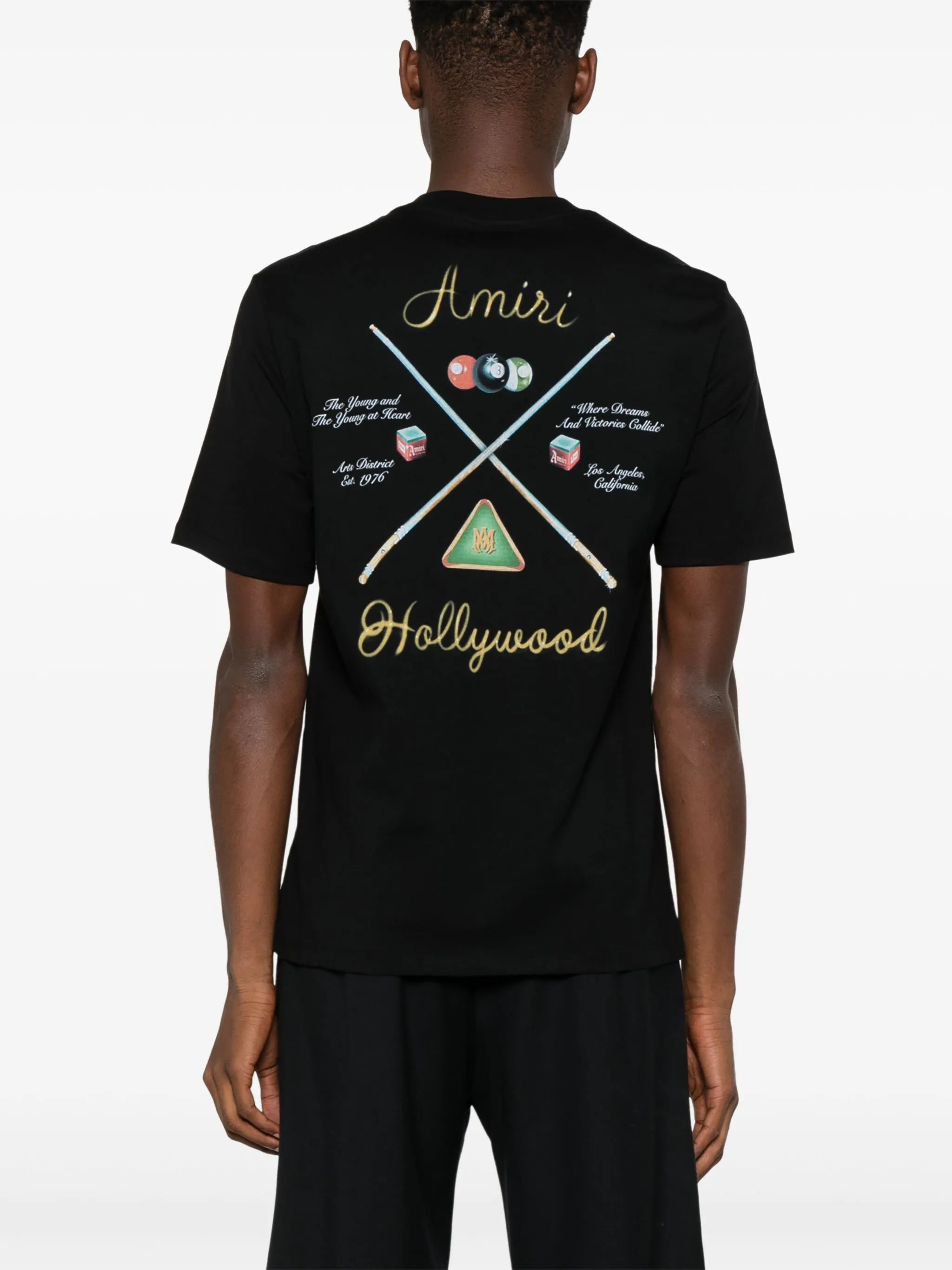 Pool Cue Black T-shirt