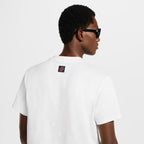 Flock Print Monogram Gradient White T-shirt