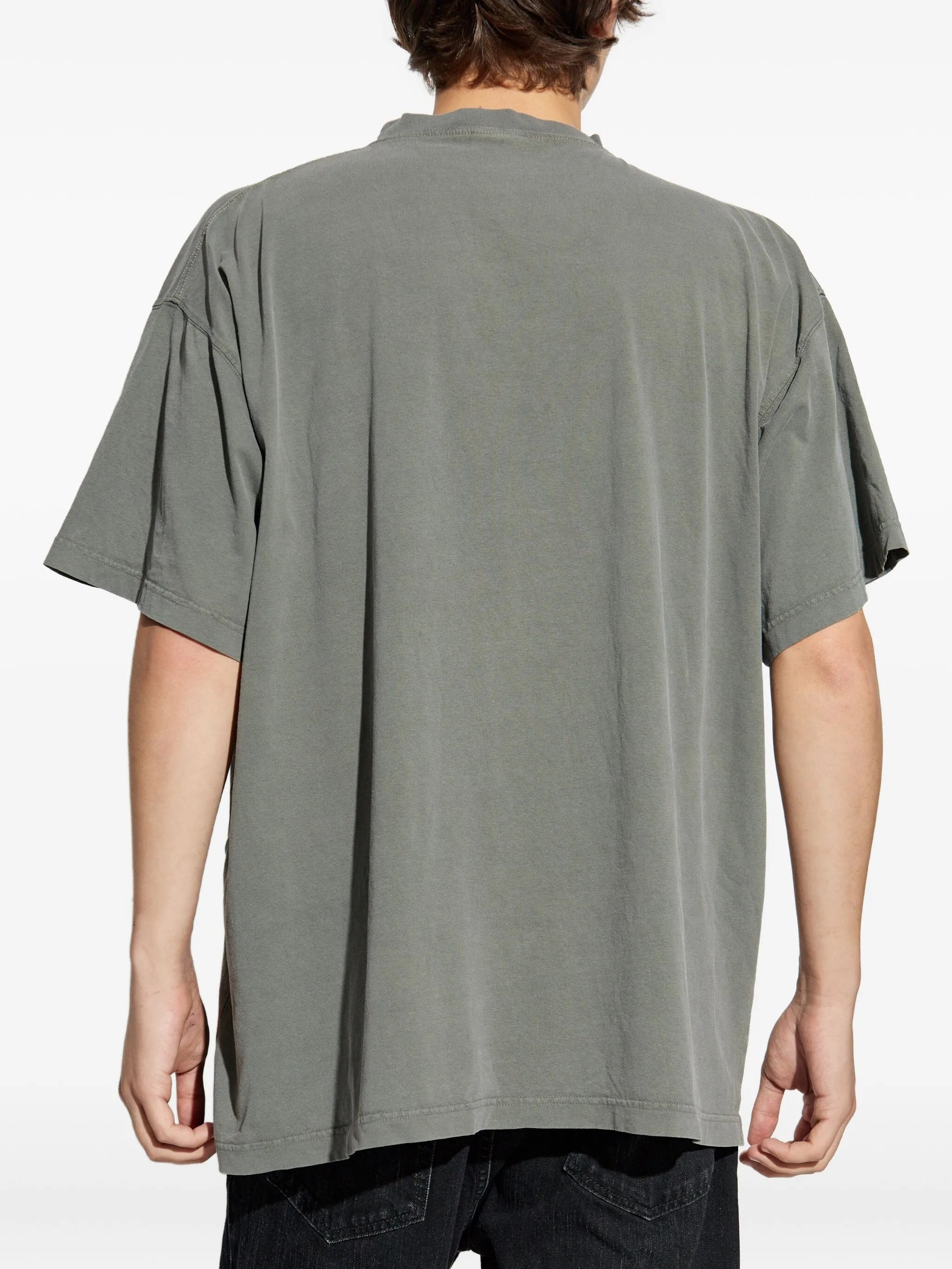 LOOP SPORTS ICON ΓΚΡΙ ΞΕΒΑΜΜΕΝΟ OVERSIZE T-SHIRT