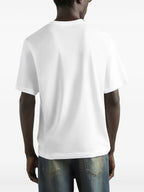 Round Logo Patch White T-shirt