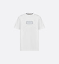 Couture Relaxed Fit White T-shirt with Embroidery