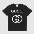 GG Interlocking Black T-shirt