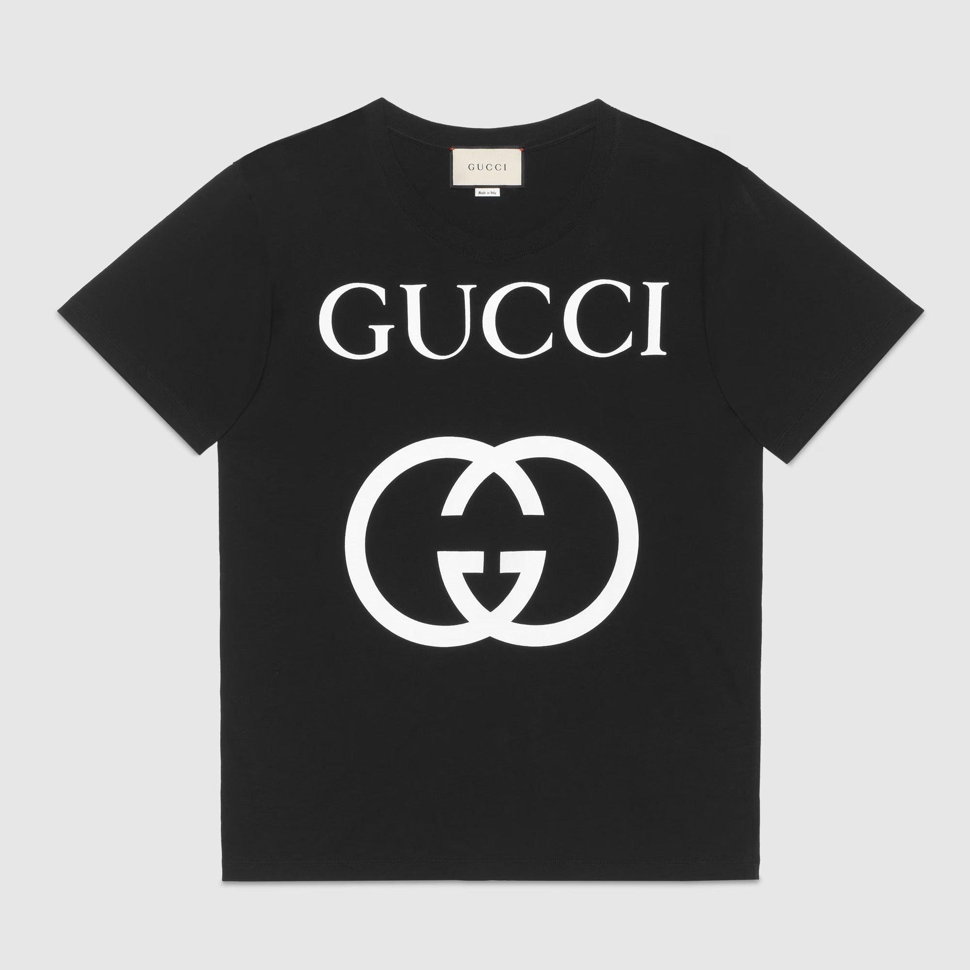 GG Interlocking Black T-shirt