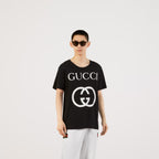 GG Interlocking Black T-shirt