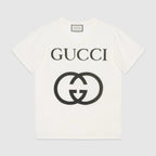 GG Interlocking White T-shirt