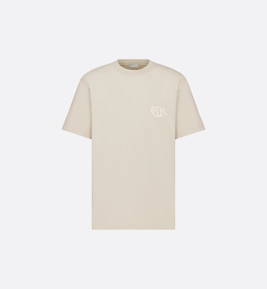 Charm Relaxed Fit Beige T-shirt