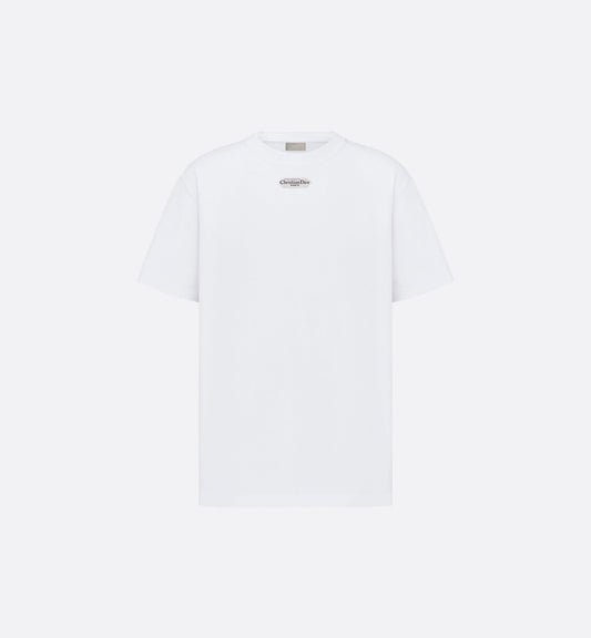 Relaxed Fit White T-shirt with Tag