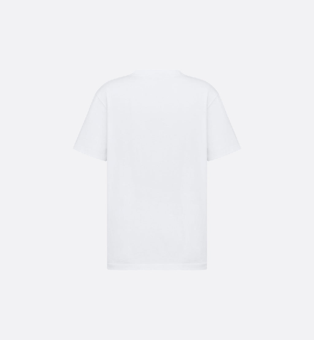 Relaxed Fit White T-shirt with Tag