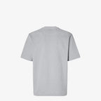 Grey T-shirt with Ff Jacquard