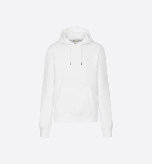 CD ICON WHITE HOODIE