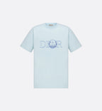 Hylton Nel Κεντημένο Μπλε T-shirt