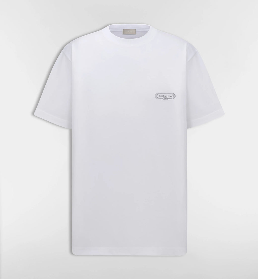 CD Box Χαλαρή εφαρμογή Λευκό T-shirt