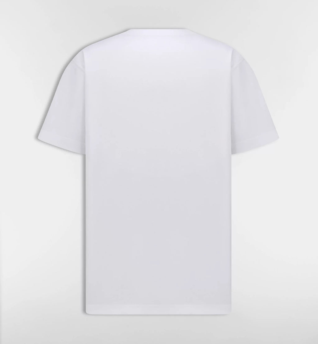 CD Box Χαλαρή εφαρμογή Λευκό T-shirt