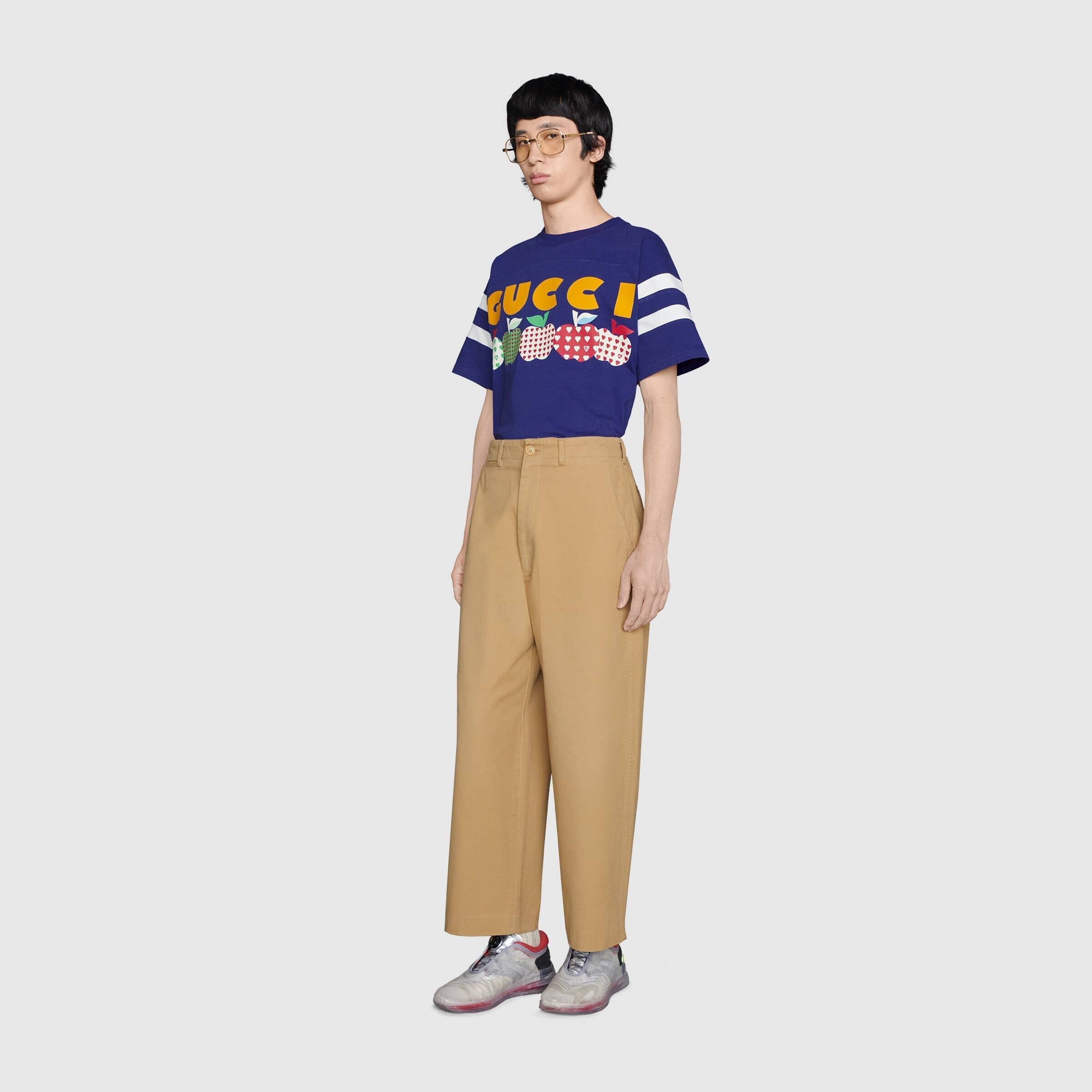 GUC Les Pommes Purple T-shirt - Styledistrict