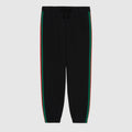 GUC The North Face x Gucci Web print cotton jogging bottoms - Styledistrict