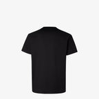 Black T-shirt with Logo Embroidery