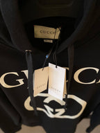 Φούτερ Oversized με το λογότυπο Interlocking G σε Μαύρο χρώμα
