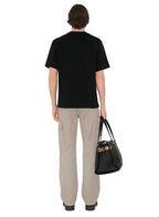 B Shield Motif Black Oversize T-shirt