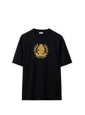 B Shield Motif Black Oversize T-shirt
