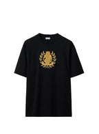 B Shield Motif Black Oversize T-shirt