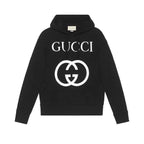 Φούτερ Oversized με το λογότυπο Interlocking G σε Μαύρο χρώμα