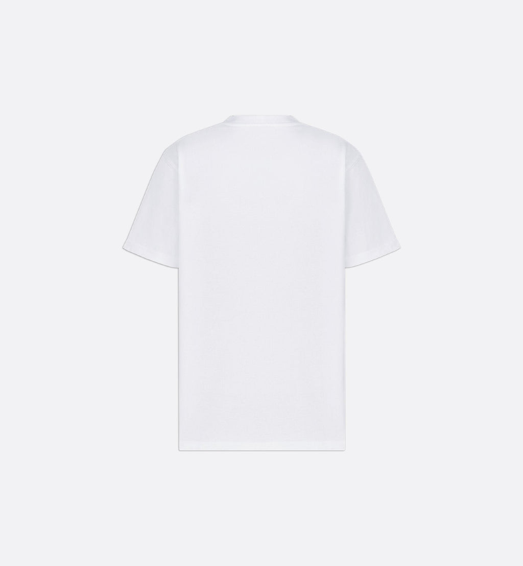 CD ICON Χαλαρής Γραμμής Λευκό T-shirt