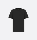 CD ICON Μαύρο T-shirt σε χαλαρή εφαρμογή