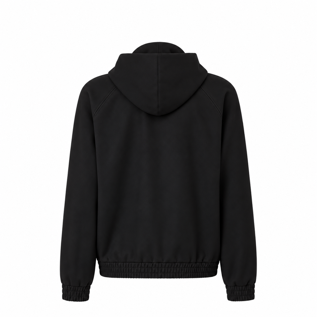 FF Metal Appliqué Black Cashmere Sweatshirt