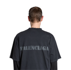 Μαύρο T-shirt Stencil Type, Μεσαία Εφαρμογή