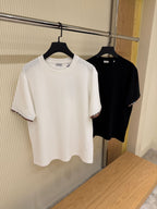 Elisson Check Sleeve Λευκό T-shirt