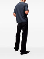Dark Grey Cotton Jersey T-shirt