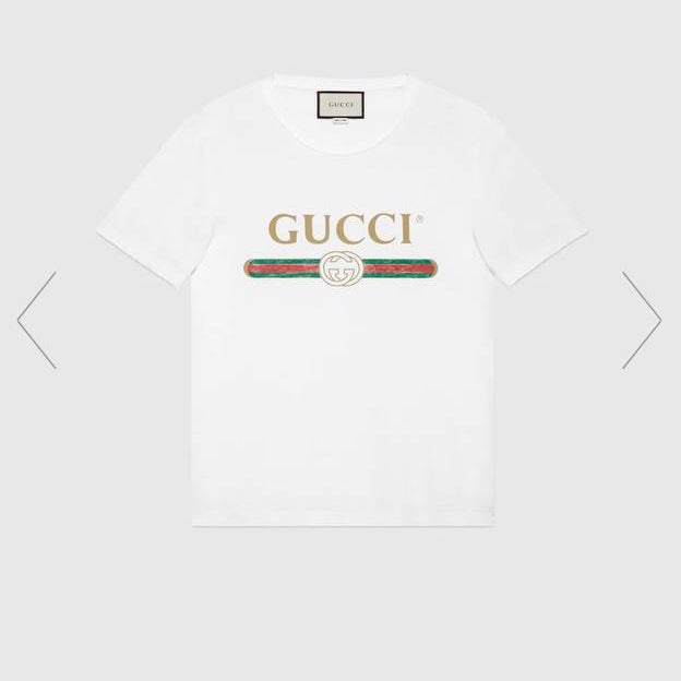 Washed White Cotton T-shirt