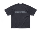 Μαύρο T-shirt Stencil Type, Μεσαία Εφαρμογή