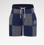 Σετ από βαμβακερό ζέρσεϊ με σχέδιο Damier Jacquard