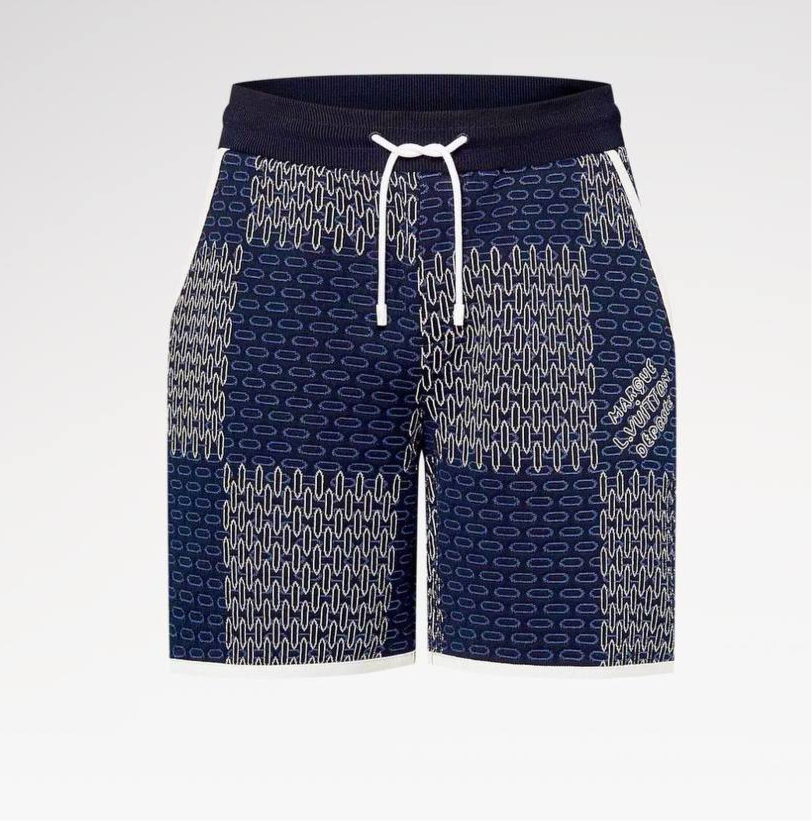 Σετ από βαμβακερό ζέρσεϊ με σχέδιο Damier Jacquard
