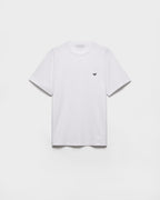 White T-shirt with Metal Triangle Logo