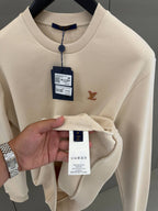 LV Patch Cream White Sweatshirt