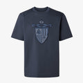 Σκούρο μπλε T-shirt με έμβλημα
