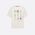 Λευκό βαμβακερό T-shirt ζέρσεϊ σλαβ