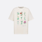 Λευκό βαμβακερό T-shirt ζέρσεϊ σλαβ