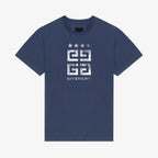 4G Stars Deep Blue Βαμβακερό T-shirt