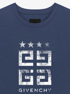 4G Stars Deep Blue Βαμβακερό T-shirt
