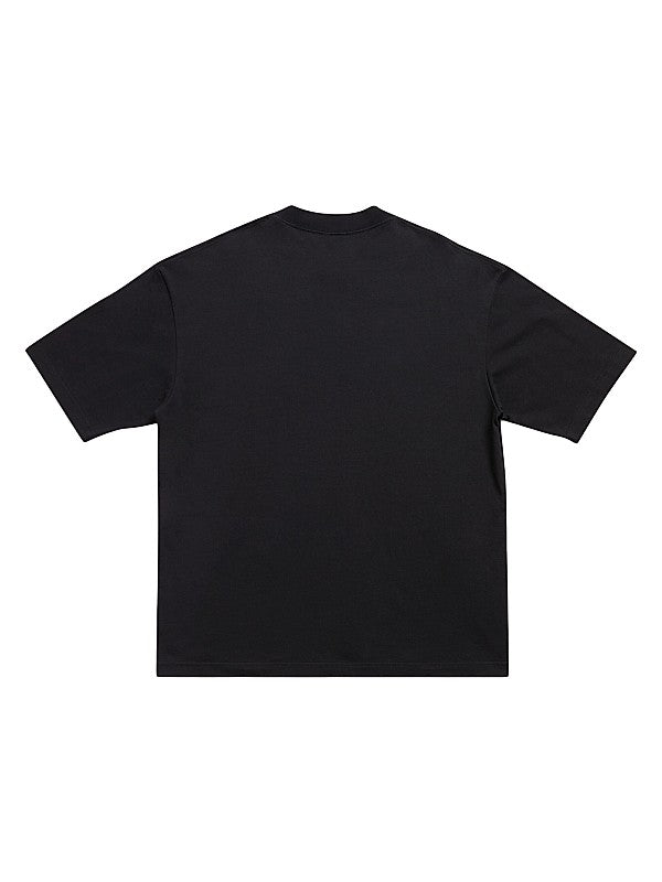 Ανδρικό μπλουζάκι Oversize Black Mirror Print